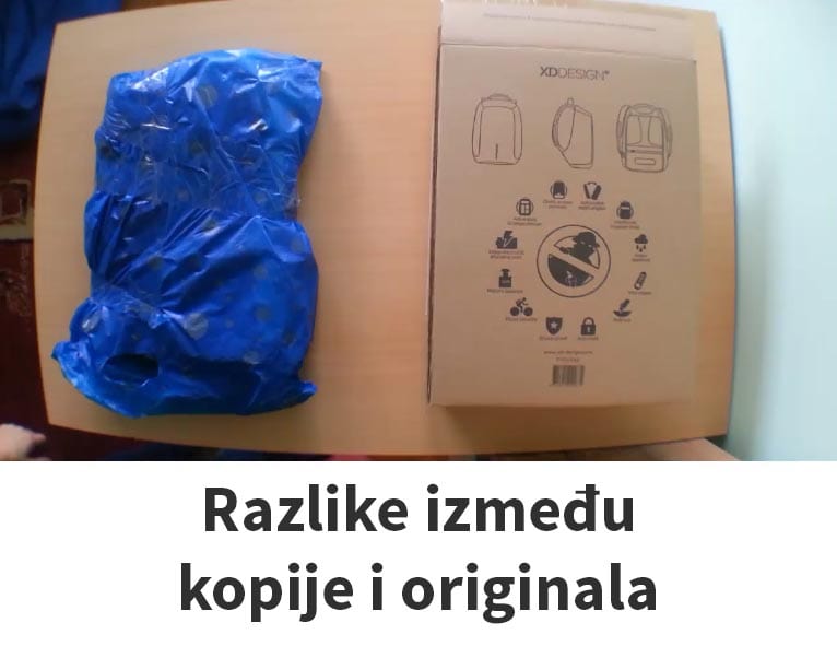 Boban ranac - Kopija vs Original - Koje su razlike? 15 Razlike između kopije i originala, Boban torba
