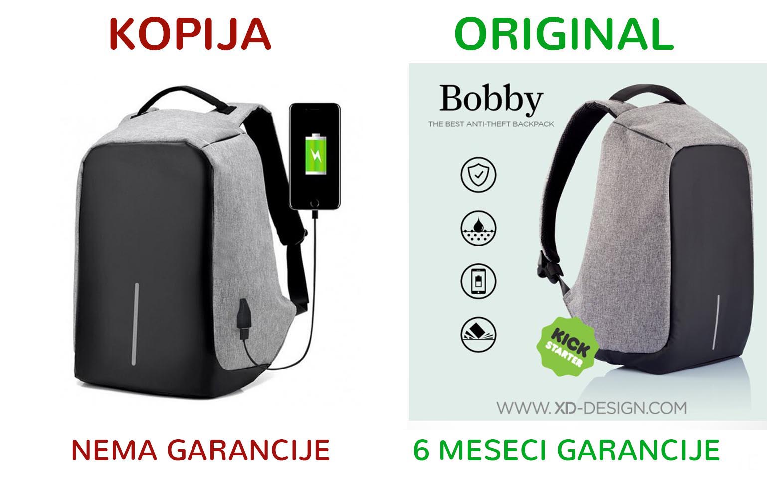 Boban ranac - Kopija vs Original - Koje su razlike? 26 kopija nema garancije 2 1 1