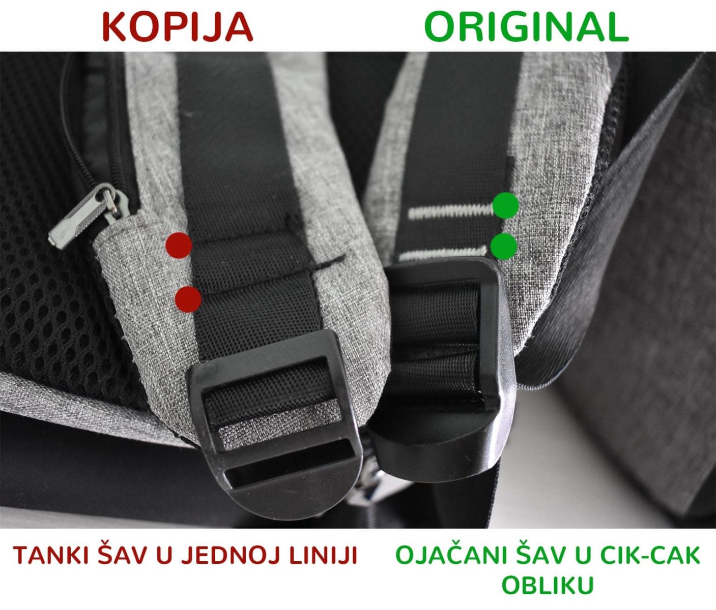 Boban ranac - Kopija vs Original - Koje su razlike? 22 savovi boban ranac za laptop original vs kopija 1