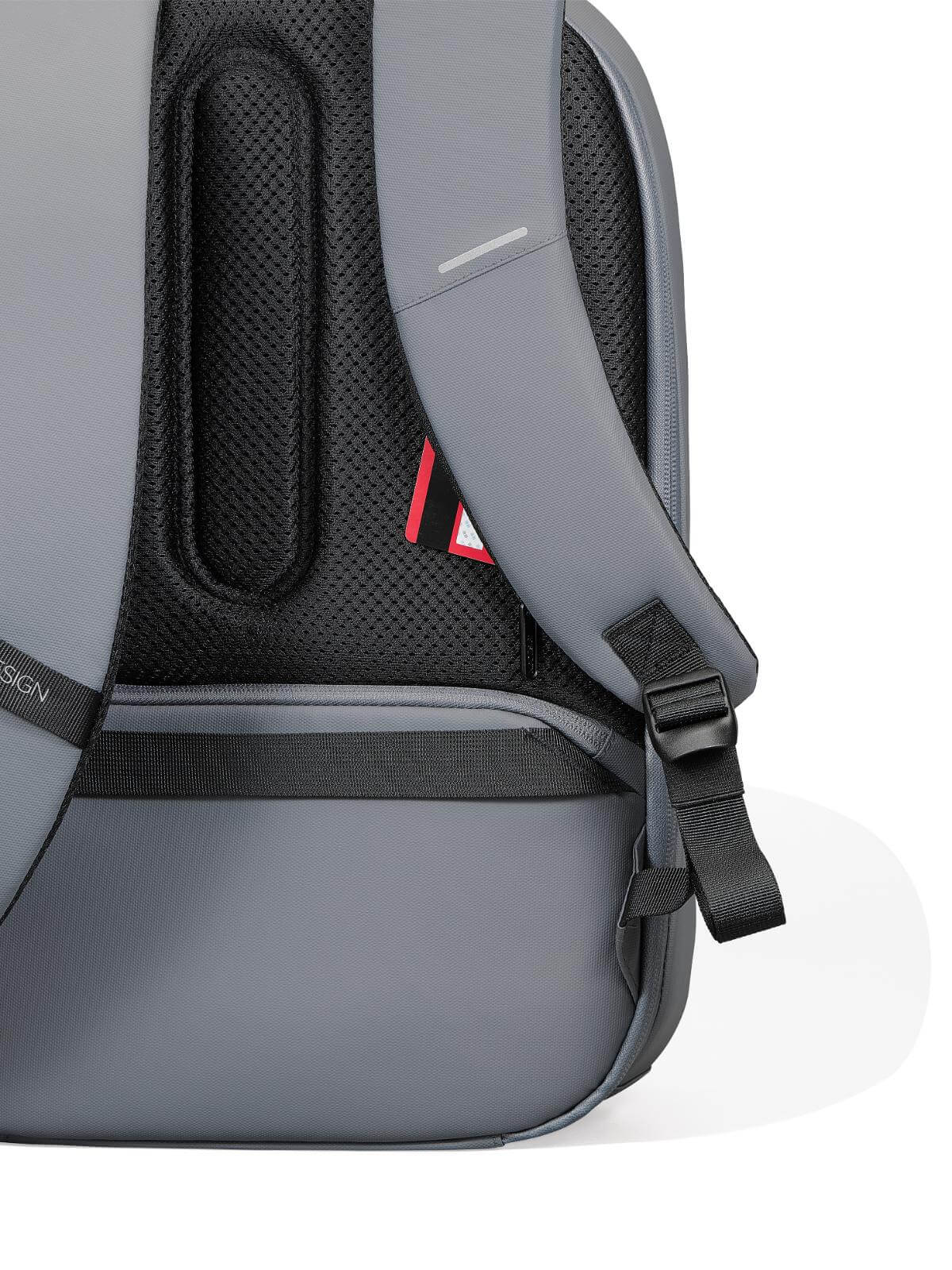 bobby edge sivi ranac za laptop 15 6 inca xd design 16 skriveni spoljni dzepovi