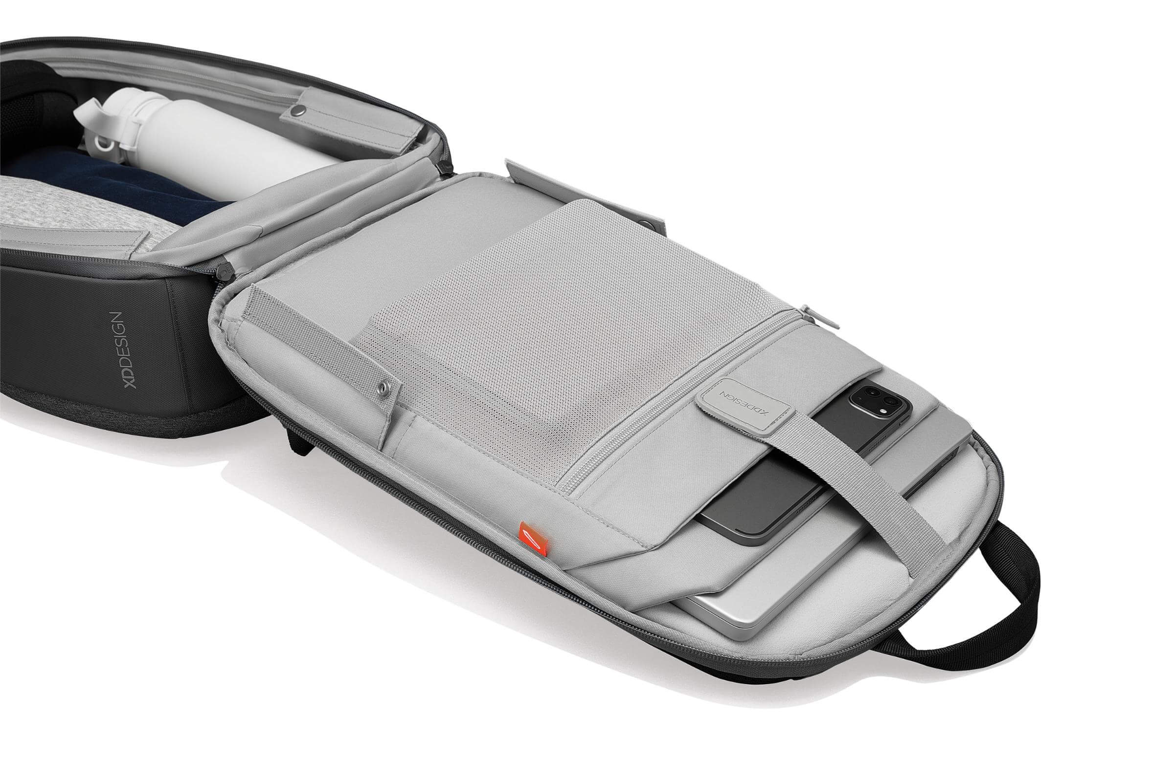 bobby edge sivi ranac za laptop 15 6 inca xd design 17 mnostvo dzepova