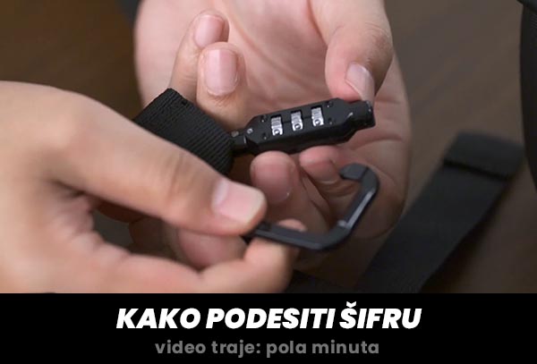 kako podesiti sifru bobby bizz ranac poslovni boban 4